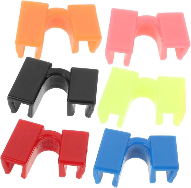 6Pcs Reusable Plastic Chopstick Training Clips Non Slip Learning Aid for Beginners Adults - Image 1